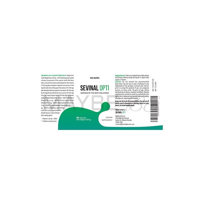 Sevinal Opti 💊 capsules voor urine-incontinentie in Westland